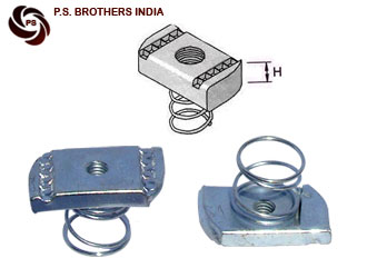 SHORT / CONICAL SPRING CHANNEL NUTS